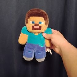 Minecraft Steve 9 In Mattel Plushie 