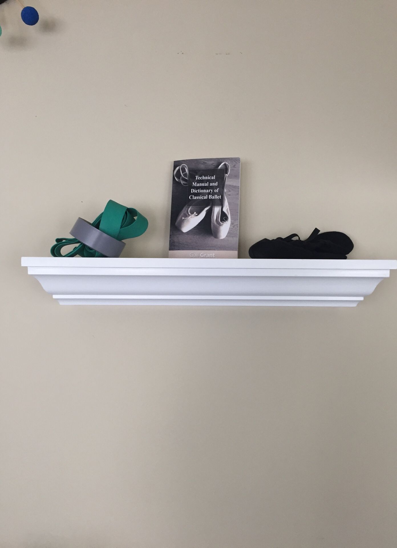 White wall shelves with cleat mounting 3 available ($25 EACH)
