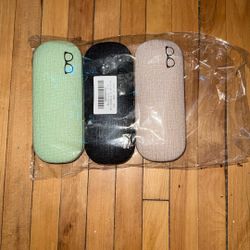 RayLove 3-Pack Hard Shell Eyeglasses Case Large Reading Glasses Hard Case