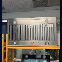 New Brano Voice Control 36" 900 CFM Convertible Insert Range Hood in Stainless Steel w/LED Light