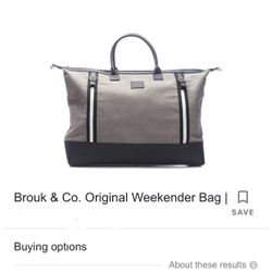 Brouk & Co. Original Weekender Bag | Gray Orig. Price $160