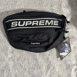 Supreme 3D Waist Bag Black Reflective 