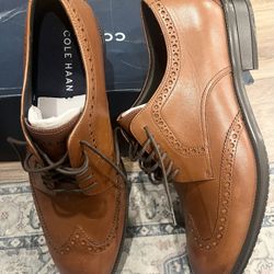 Cole Haan Mens Modern Essentials Wingtip- C34598 BRITISH TAN