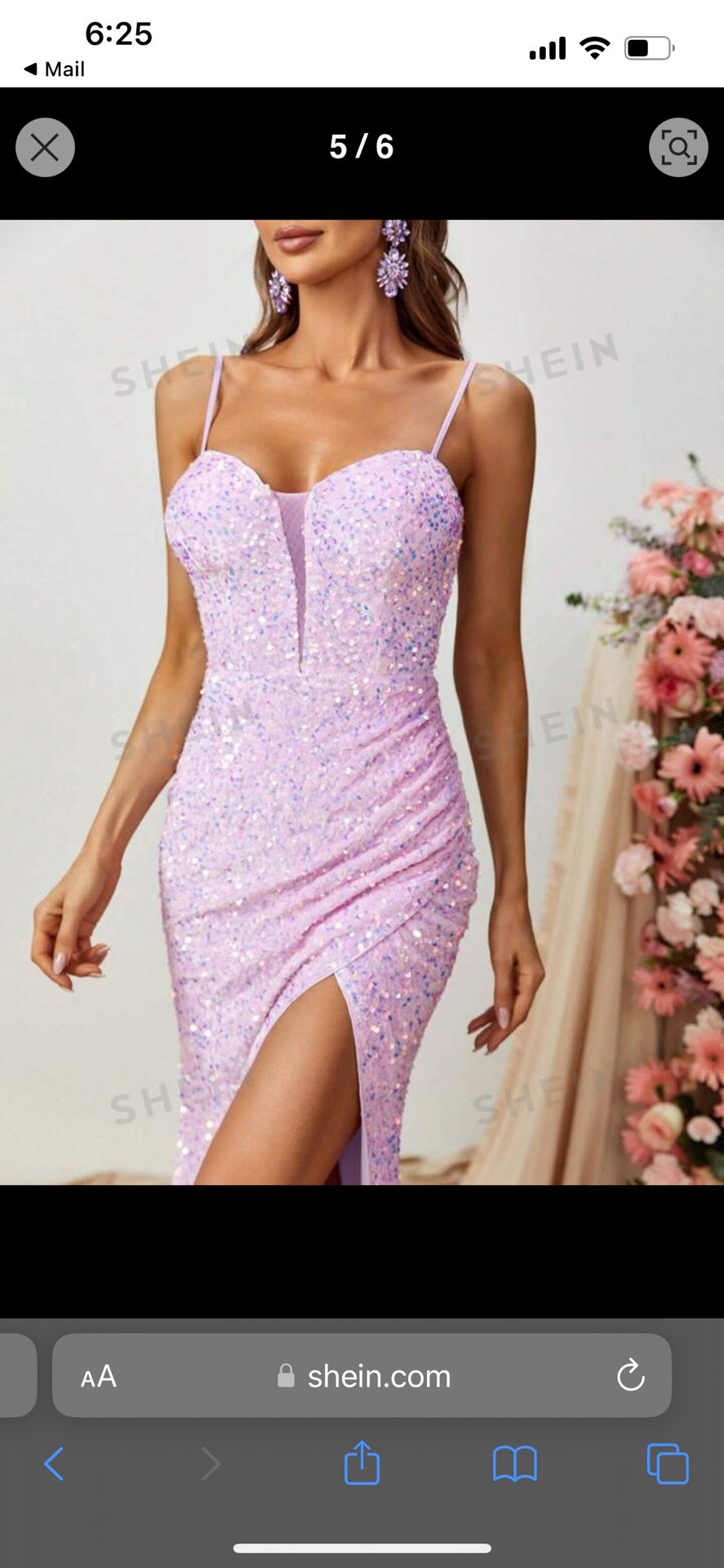 Prom Dress Sequin with Split