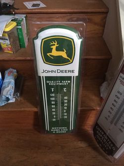 John Deere large thermometer