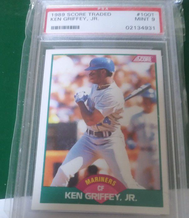 89 Ken Griffey Jr PSA Graded 9 Baseball Card
