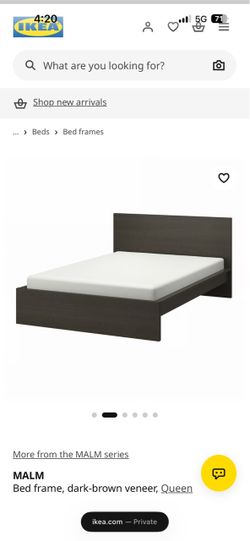 IKEA full bed frame and mattress