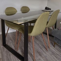 Glass Table Set