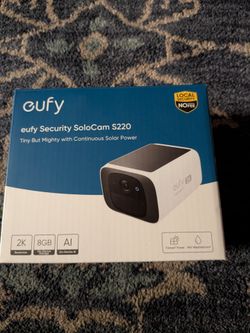 Eufy solocam s220 solar powered