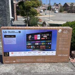 48 “ LG smart 4k Evo oled HDR 144hz TV c5 48c5