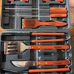 Gourmet Traditions BBQ Grill Tool Set with Case