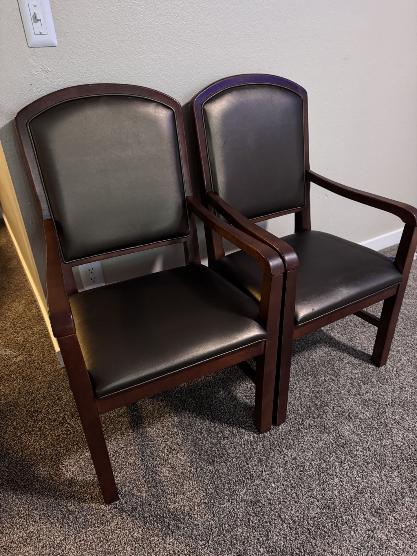 4 Wood Kitchen Chairs