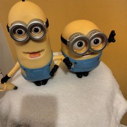 2 Despicable Me Minion Blinking, Talking, Laughing, ThinkWay Toys