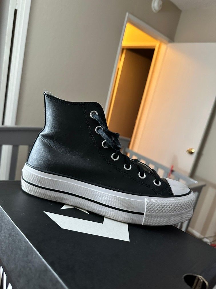 Leather Converse