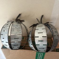 Wall Hanging Pumpkin Candle Holder Decor 