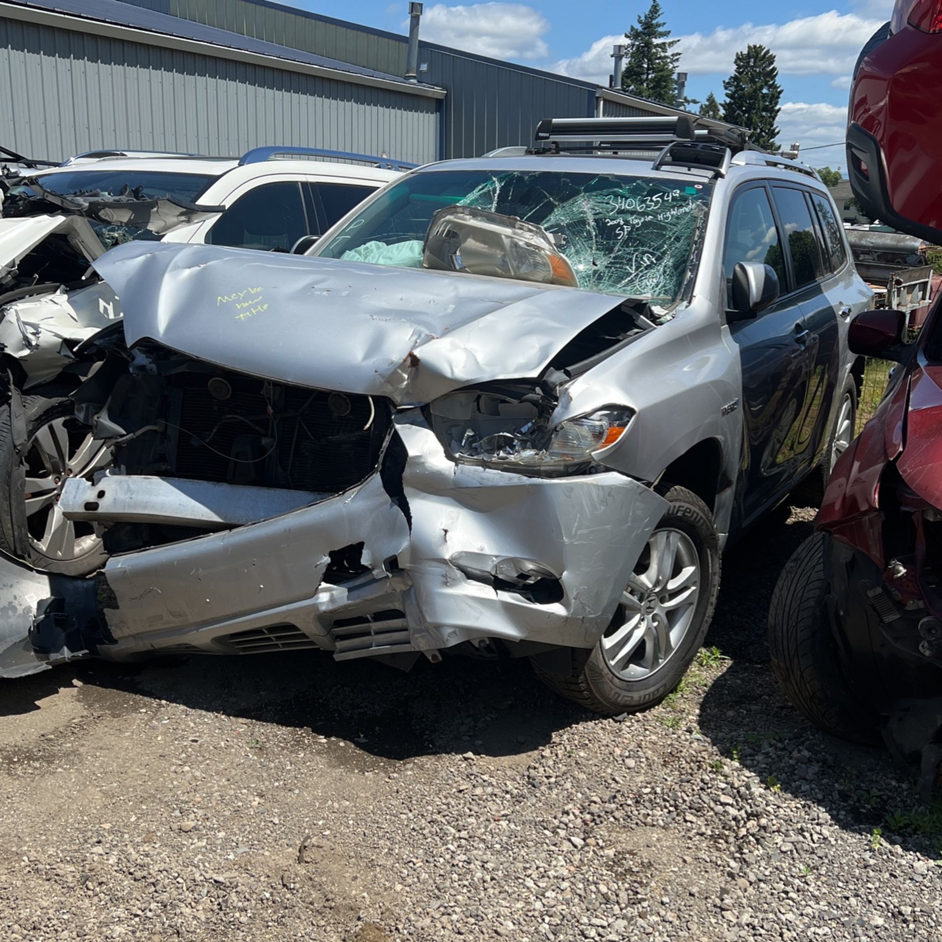 2008-2010 Toyota Highlander hybrid parts car