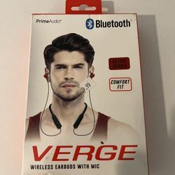 Brand New - Prime Audio Verge Wireless Earbuds With Mic