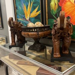 Large Designer Elephant Brown Color $100 Each