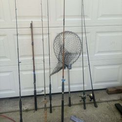 🔥🔥7 Cañas De pescar 🔥🔥todas En Buenas Condiciones 