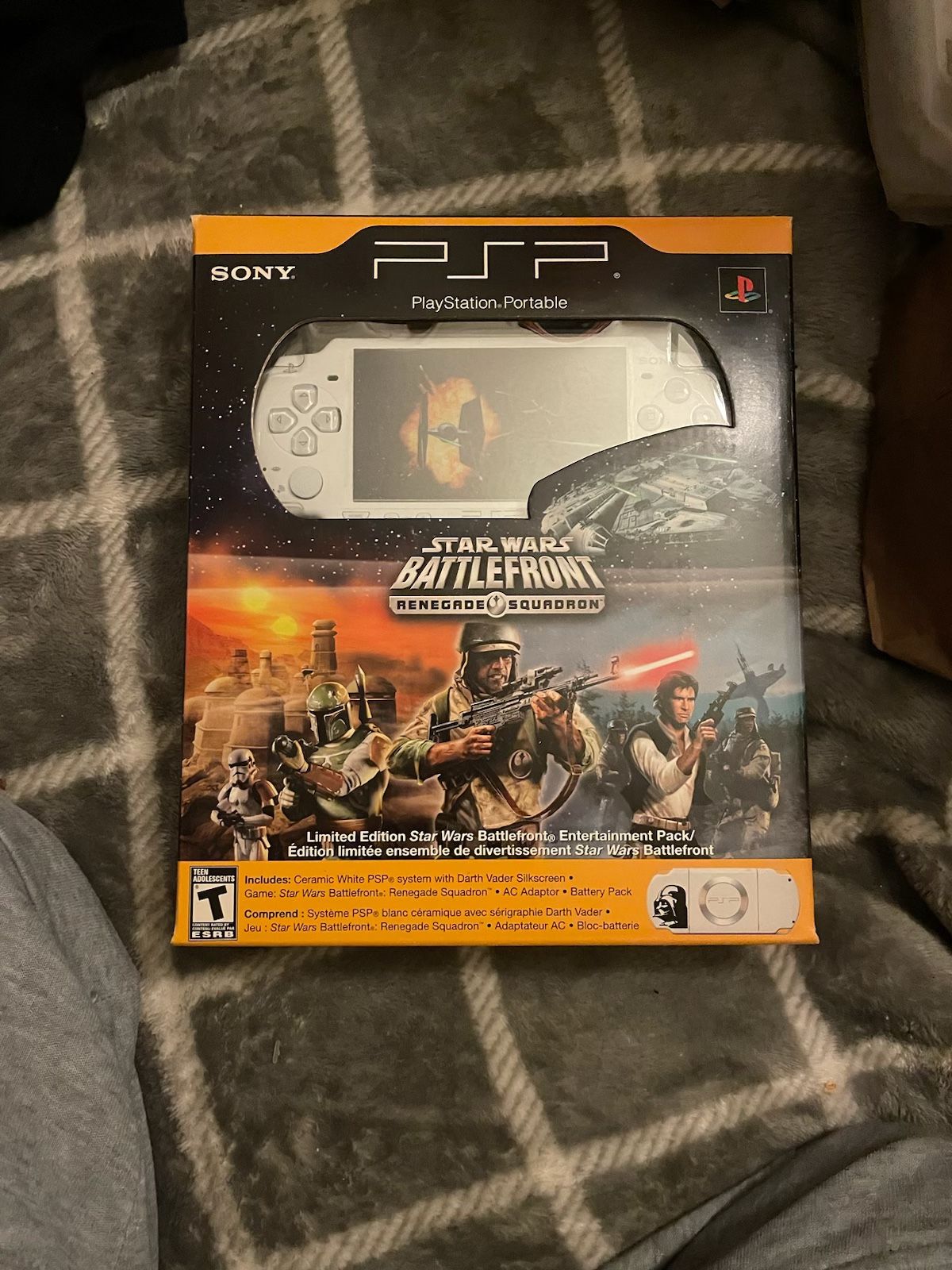 PSP Mint Condition Never Opened White Star Wars Battle Front Edition