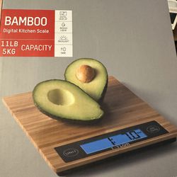 NIB Taylor Bamboo Digital Kitchen Scale!!