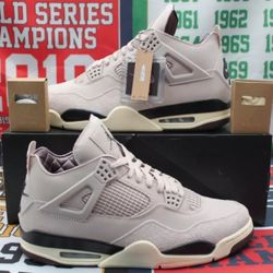 Size 12 - 2024 Men's Jordan 4 A Ma Maniére x Fossil Stone FZ4810-200