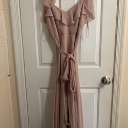 Mauve Color Bridal Dress