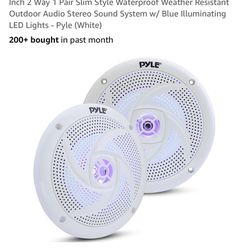 Pyle Marine Light Up Speakers