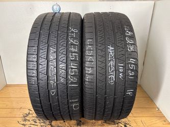 2 tires 275 45 21 Continental Crosscontact lx sport