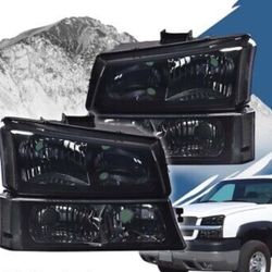 Silverado 03-06 New Smoke Headlights 