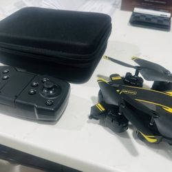 New High Quality Drone Built-in Camera Lights Bluetooth Enabled Extra Propellers Extra Wiring Comes With A Carrying Case And Controller 