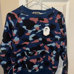Bape camouflage sweater crewneck multicolor
