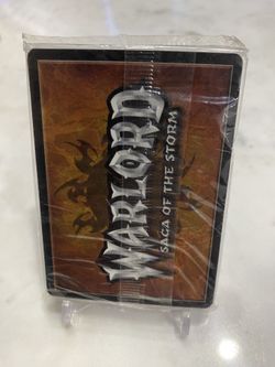 Warlord Saga Of The Storm TCG Promo Pack (SEALED!)