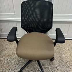 Chair, black and brown