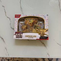 Pokemon 151 Zapdos Box