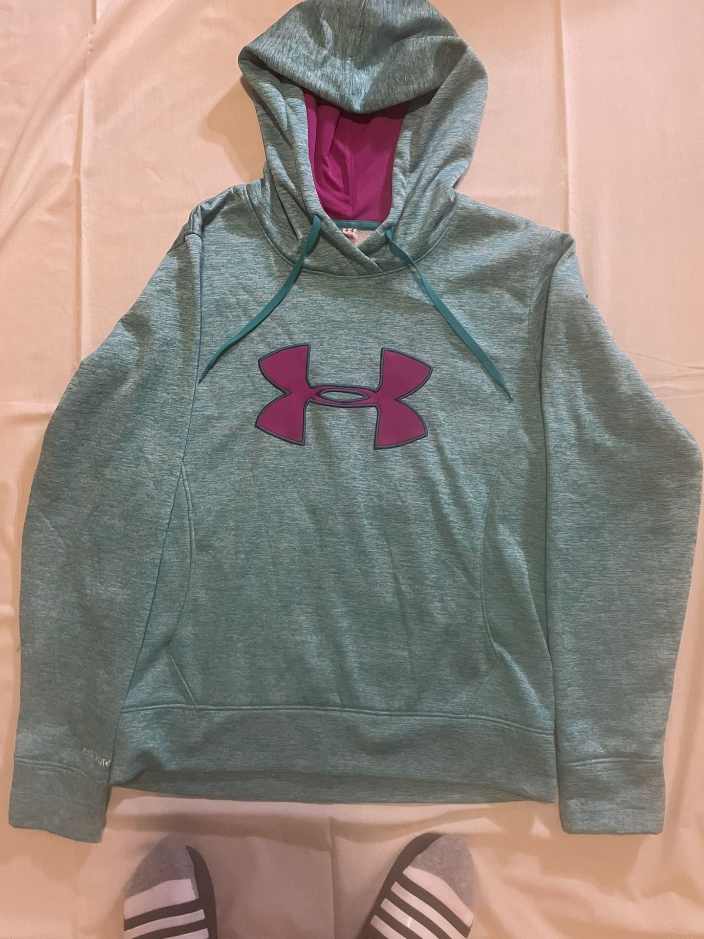 Hurley Hoodie Turquoise Size Large