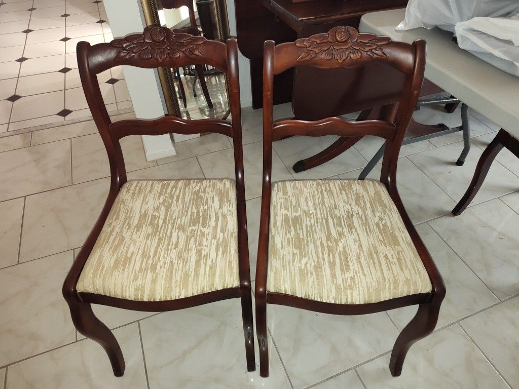 Set of 6 Antique Dining Chairs