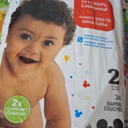 Huggies Snug And Dry Size 2 34 Diapers Unopened $7