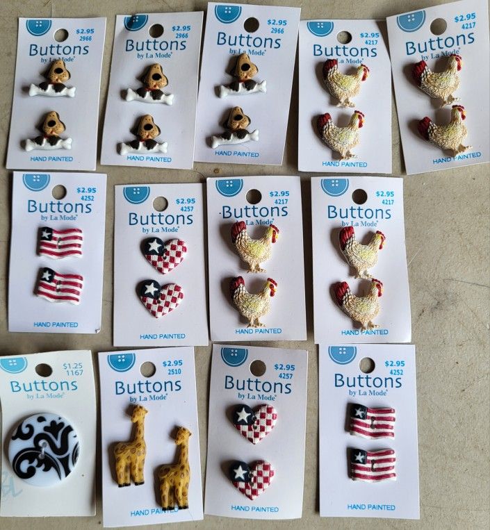 13 New Unique Sewing Buttons By La Mode