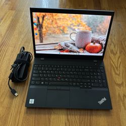 15.6 in Lenovo ThinkPad T15p 4K Laptop Win11 Pro i7 10850H @2.7Ghz RAM 16Gb SSD 512Gb NVidia Microsoft Office 