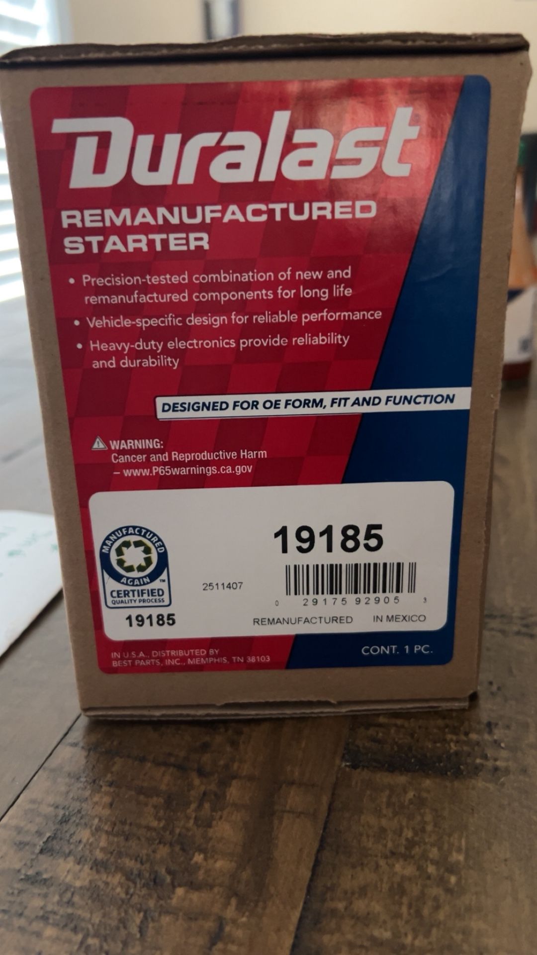 Brand New Starter For A 2014 Charger