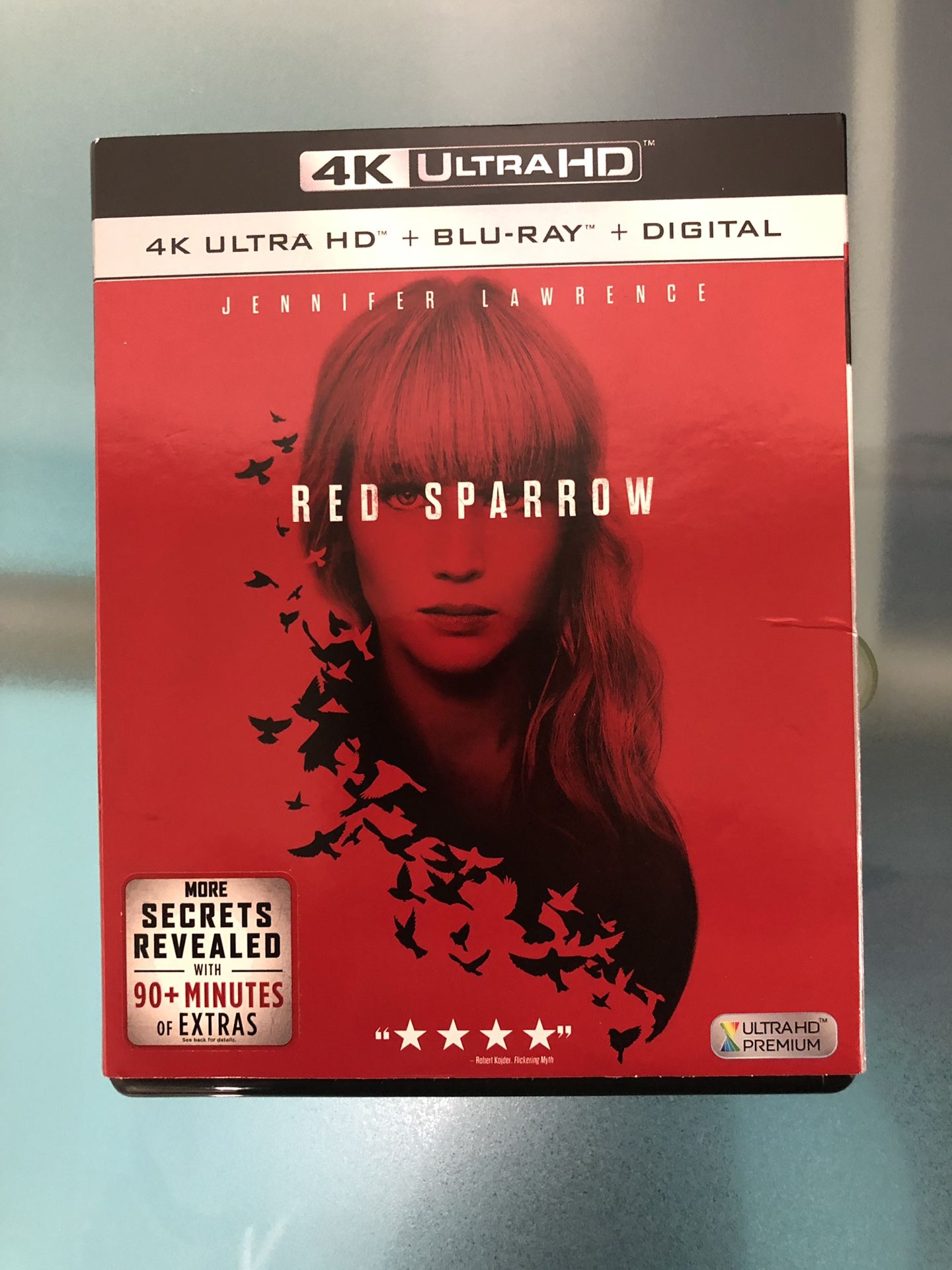 Red Sparrow 4K Ultra HD Blu-Ray Disc w/ Slip Cover