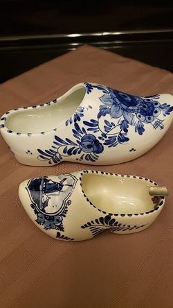 Two Pieces of Delft Pottery