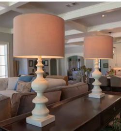 Beautiful tall lamps (2)