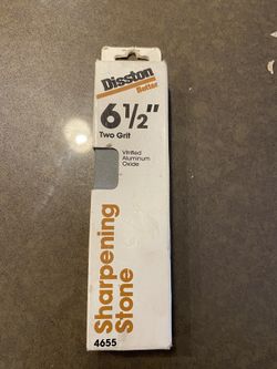 Dustin 6 1/2 Inch Two Grit Sharpening Stone New In Box