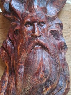 Wood Carving, Old Man