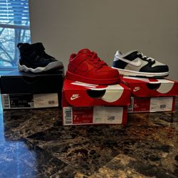 Toddler Nike, Jordan & Timberland Shoes (Sizes 7C–10C) – Bundle Deal