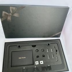 RAM License Plate Frame Laser Embossed In Box & Hardware Matte Black Luxurious