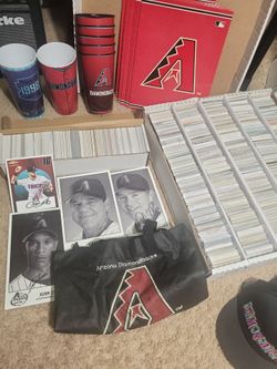 Arizona Diamondbacks Memorabilia Collection Lot