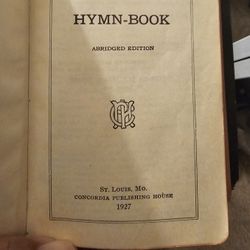 The Lutheran Hymnal 1927